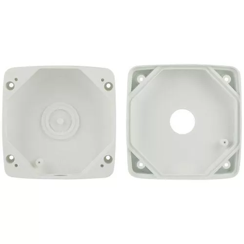 Коробка монтажная для камер видеонаблюдения 140х140х66мм IP56 бел. KOR-MV-140-140-66-W-56 ЭРА Б0062827