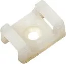 Площадка под хомуты PCP-S 22х16-100WH с монтажн. отверст. PA6.6 бел. (уп.100шт) JazzWay 5055186