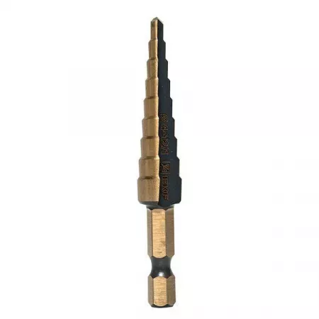 Сверло ступенчатое ST-4-12/1 HSS 9 ступ. EKF ST-4-12/1