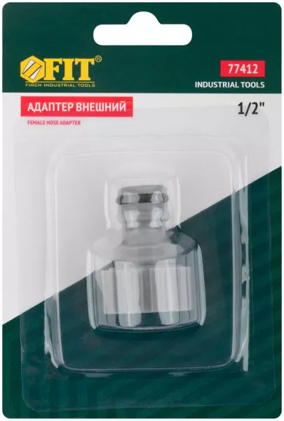 Адаптер внешний пластиковый 1/2дюйм FIT 77412