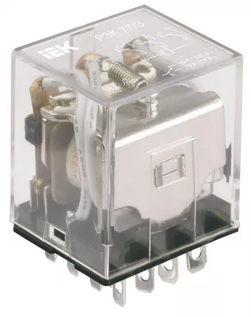 Реле РЭК 78-4 3А 24В DC IEK RRP20-4-03-024D