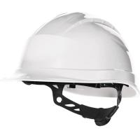 Каска защитная QUARTZ UP III без вентил. с храповым механизмом бел. Delta Plus QUARUP3BC