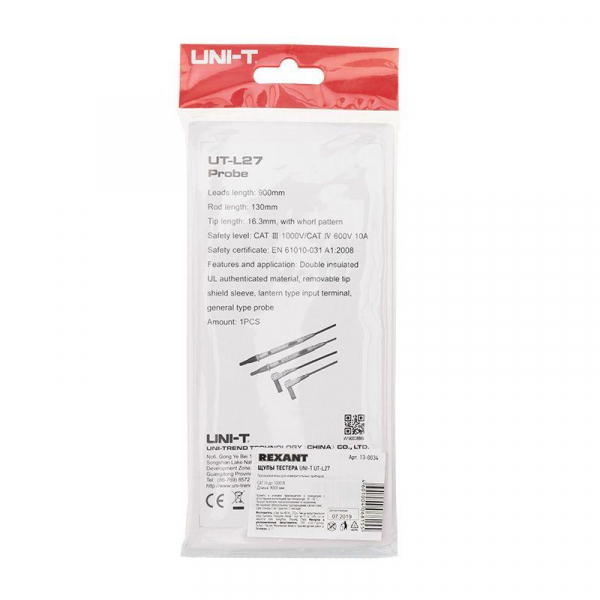 Щупы тестера UT-L27 UNI-T 13-0034